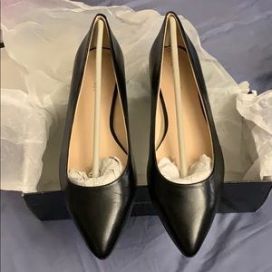 Nine west SPEAKUP black leather flats